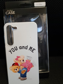 Луксозен силиконов гръб ТПУ Perfect Case за Samsung Galaxy S23 Plus SM-S916B Bear You And Me 